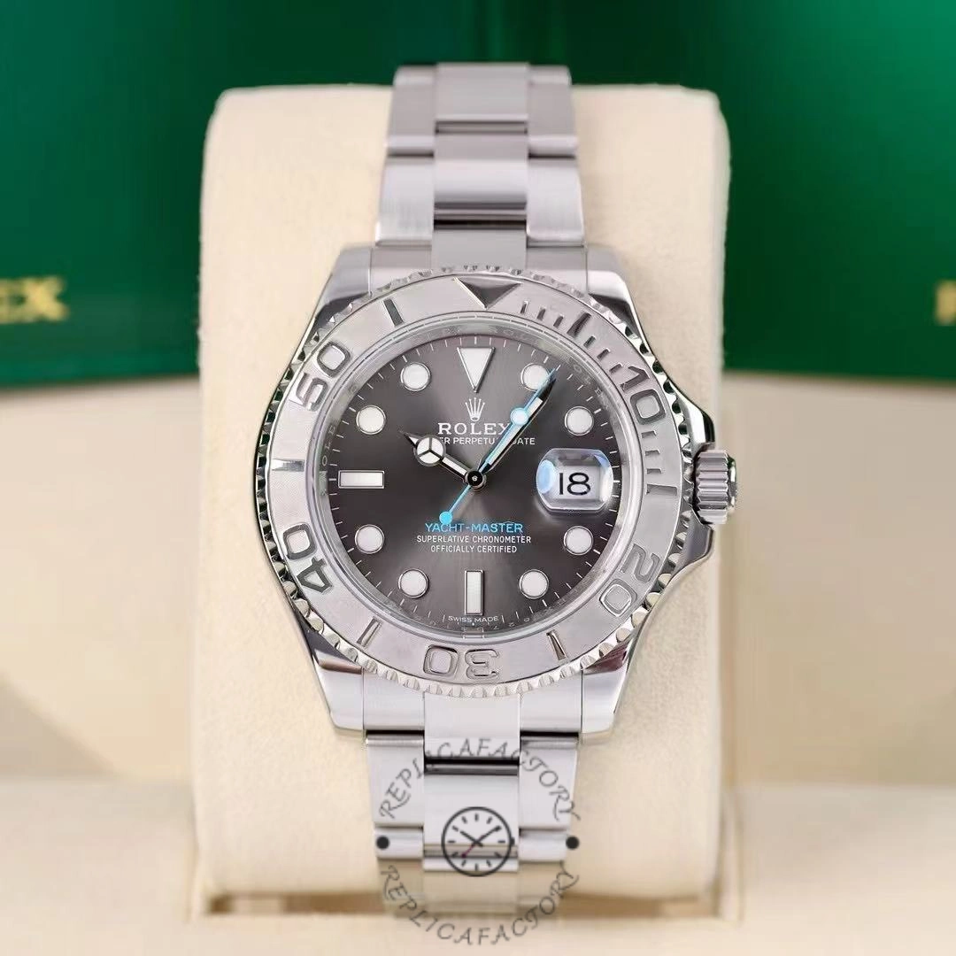 Rolex Yacht-Master 116622 Stainless Steel Grey Dial 40mm Mens Replica Watch