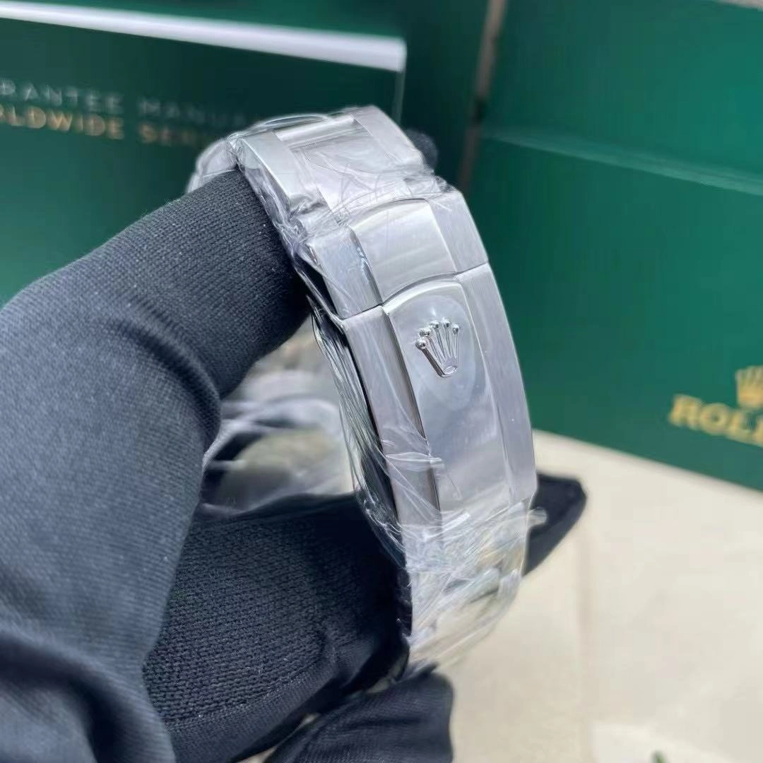 Rolex Datejust 41 Fluted Bezel Black Diamond Dial m126334 0011 Mens Replica Watch