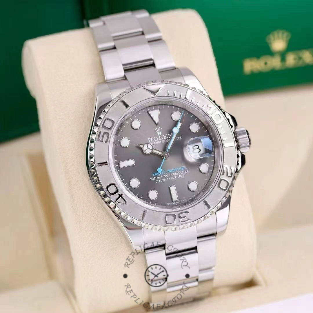Rolex Yacht-Master 116622 Stainless Steel Grey Dial 40mm Mens Replica Watch