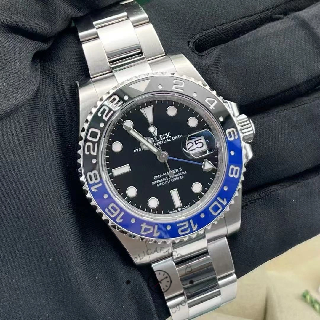 Rolex GMT-Master II 126710BLNR 0003 Black Dial Stainless Steel 40MM Mens Replica Watch