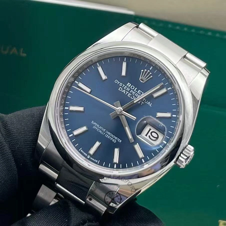 Rolex Datejust 126200 Blue Dial Stainless Steel 36MM Unisex Replica Watch