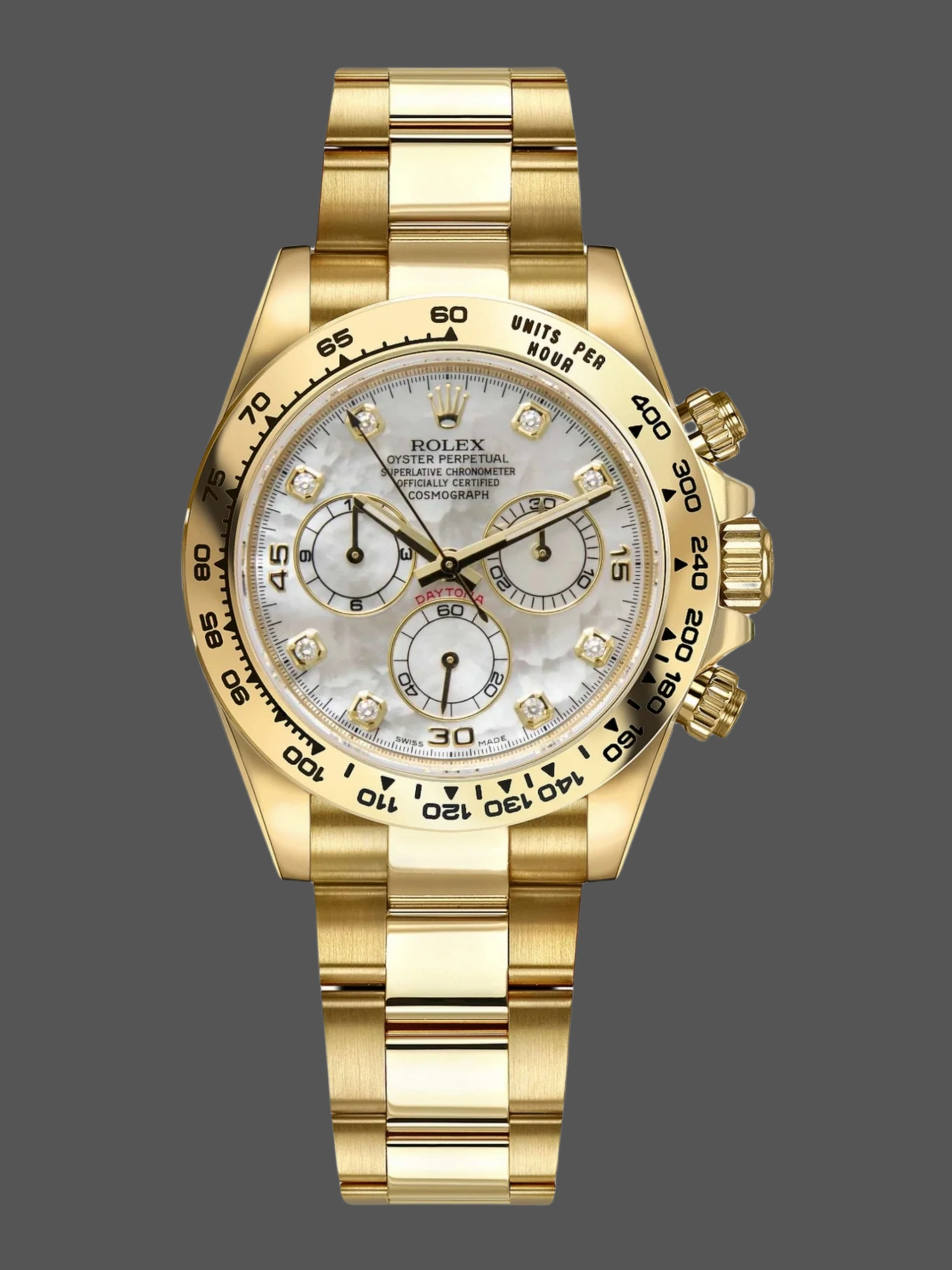 Rolex Cosmograph Daytona Mother of Pearl 116508 0007 Men's Replica Watch