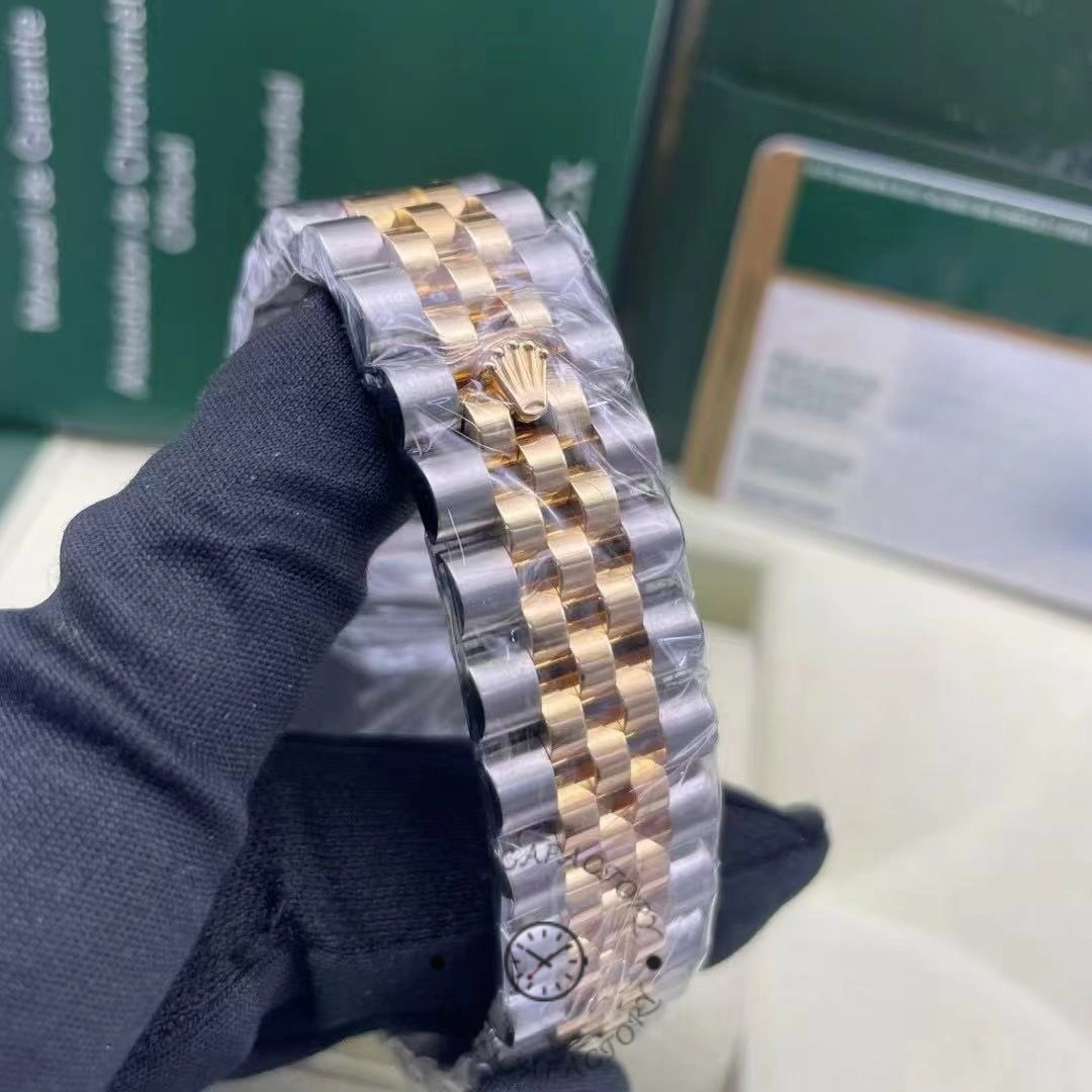 Rolex Datejust 116233 0147 Rolesor Yellow Champagne Roman Dial 36mm Clone Watch