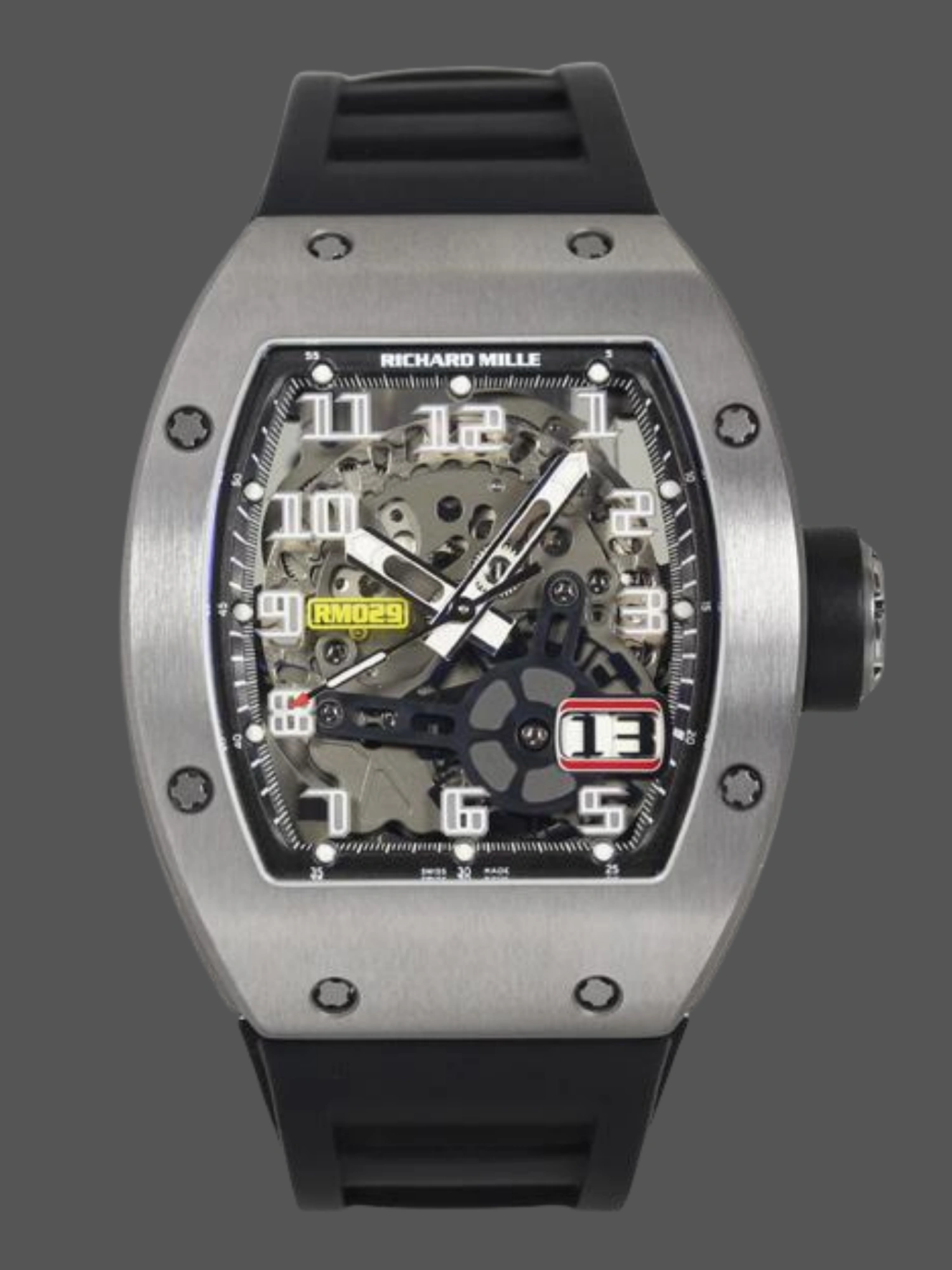 Richard Mille RM 029 Oversized Date Titanium Replica Watch