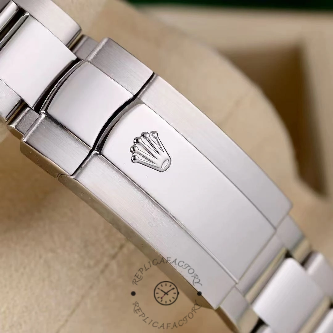 Rolex Datejust m126334 0005 Fluted Bezel Dark Rhodium Grey Dial 41MM Mens Replica Watch