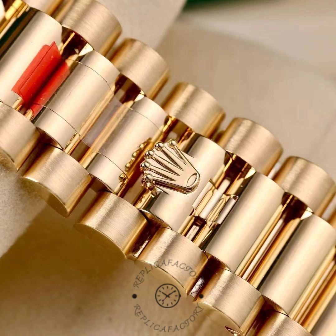 Rolex Day Date 36 Yellow Gold Automatic Green Diamond Dial M128238 0130