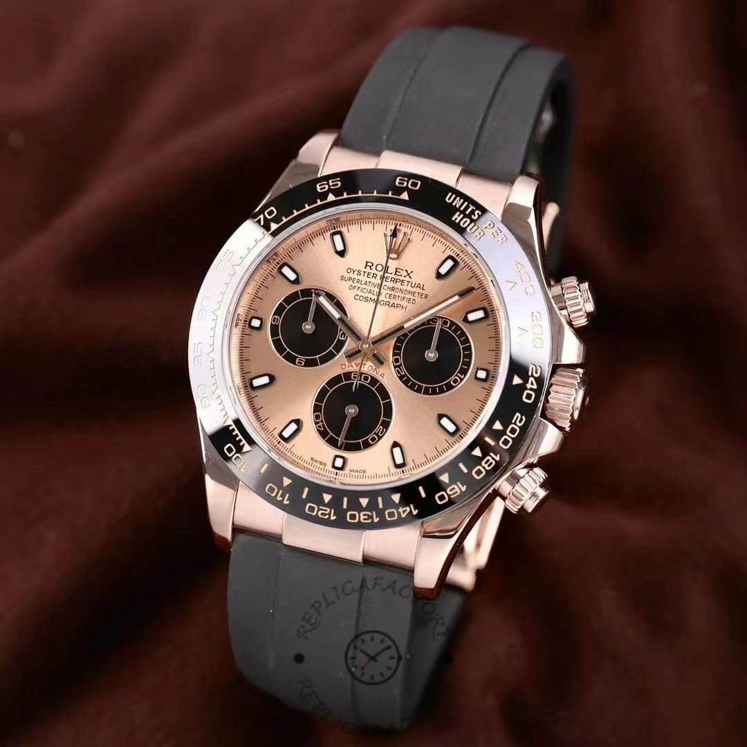 Rolex Cosmograph Daytona 116515LN Black Pink Dial 40mm Mens Replica Watch