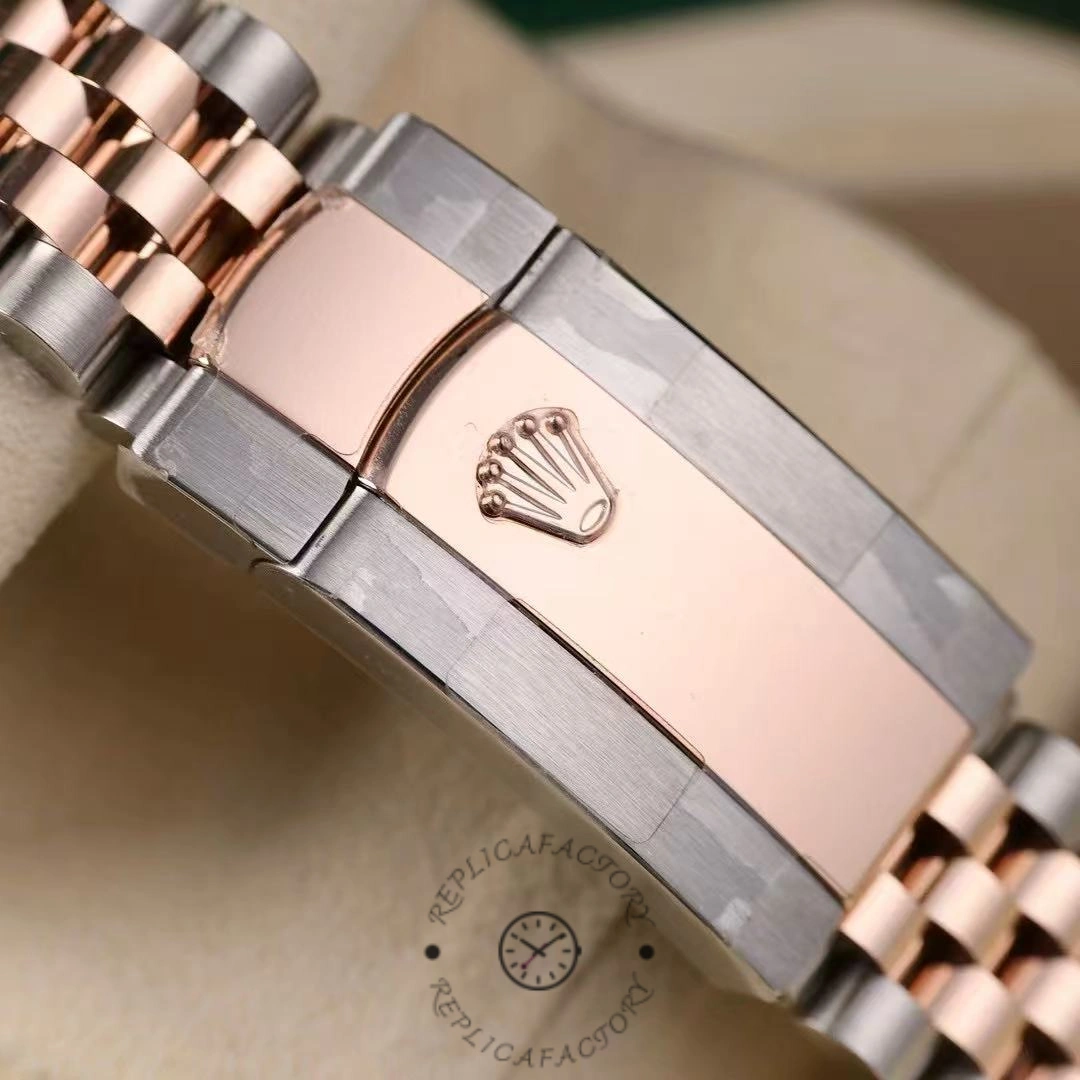 Rolex Datejust m126231 0015 36mm White Roman Steel & Rose Gold Women's Watch