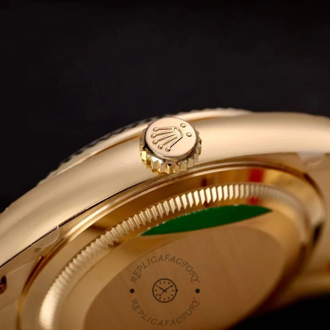 Rolex Day Date 36 Yellow Gold Automatic Green Diamond Dial M128238 0130