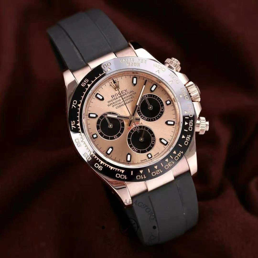 Rolex Cosmograph Daytona 116515LN Black Pink Dial 40mm Mens Replica Watch