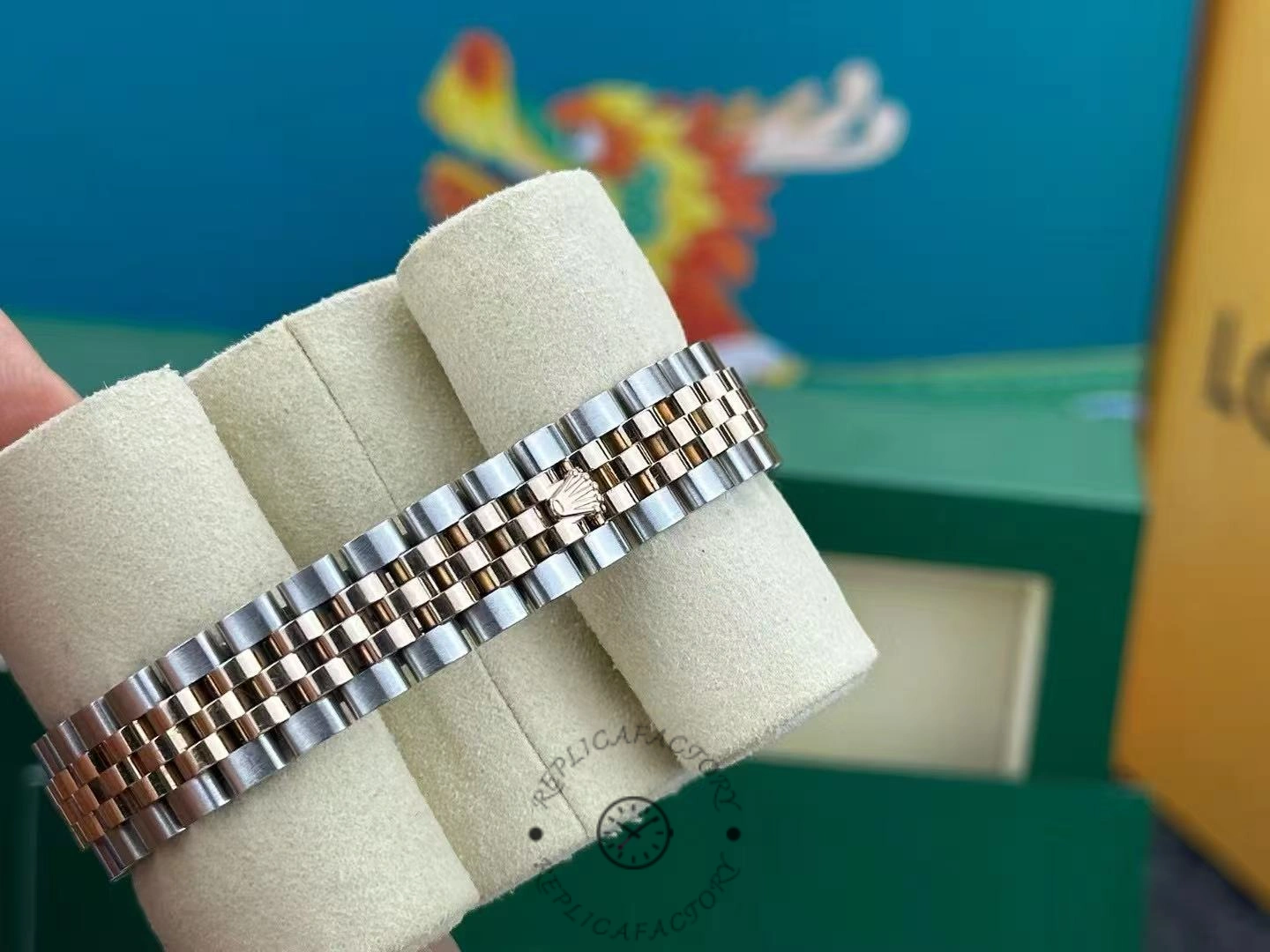 Rolex Datejust 28 Oystersteel and Rose Gold m279171 0015 Lady Watch