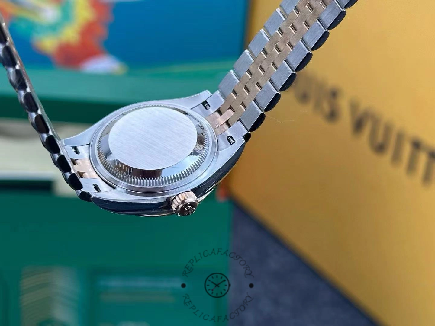 Rolex Datejust 28 Oystersteel and Rose Gold m279171 0015 Lady Watch