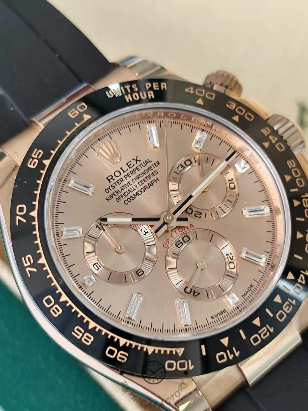 Rolex Cosmograph Daytona 116515LN Everose Gold Pink Dial 40mm Mens Replica Watch