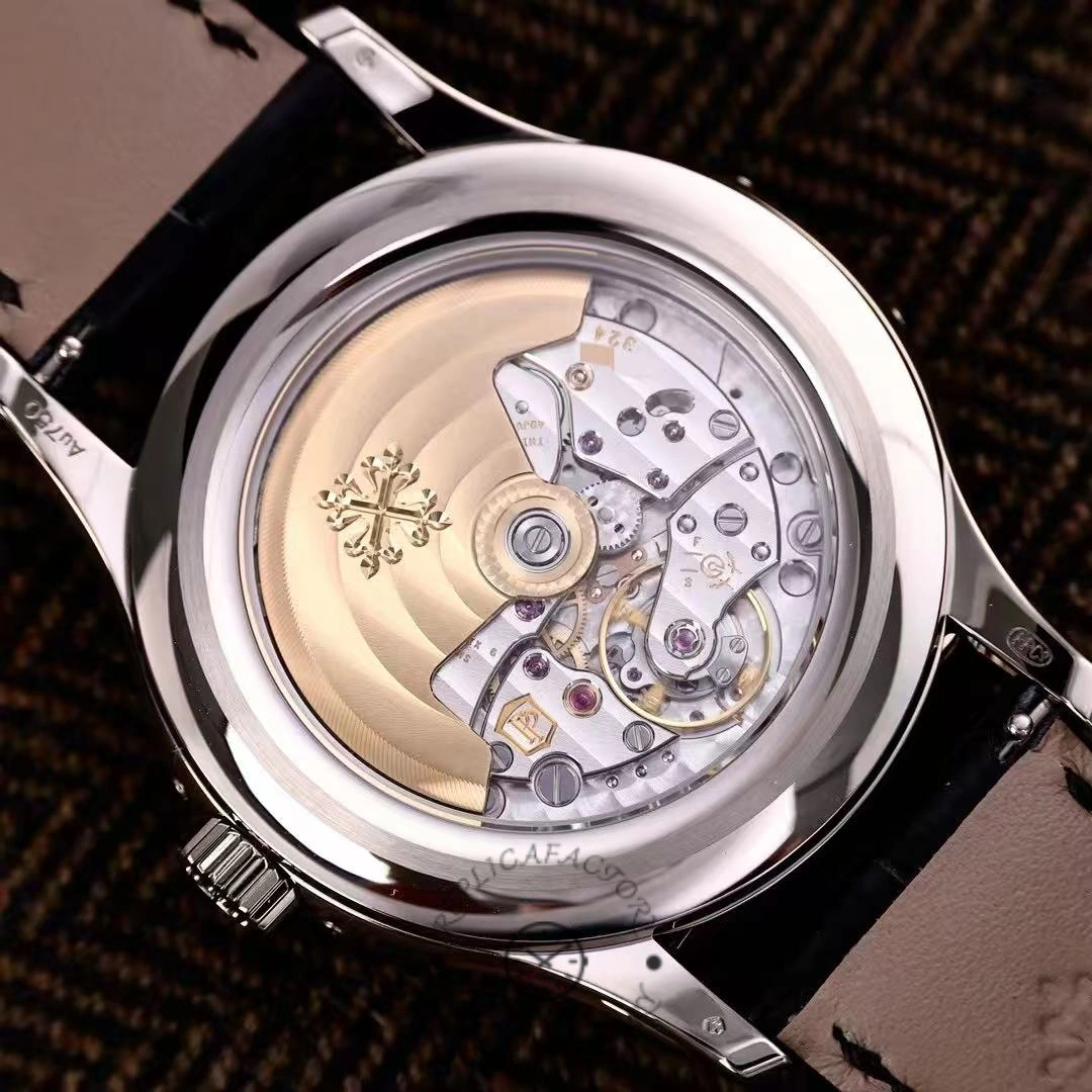 Replica Patek Philippe Complications Annual Calendar White Gold 5205G 013 40mm Mens Watch