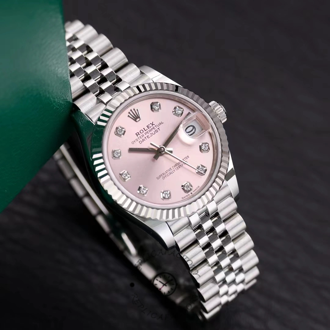 Rolex Datejust 31 Pink Dial Diamonds Jubilee 278274 0032 Women's Watch