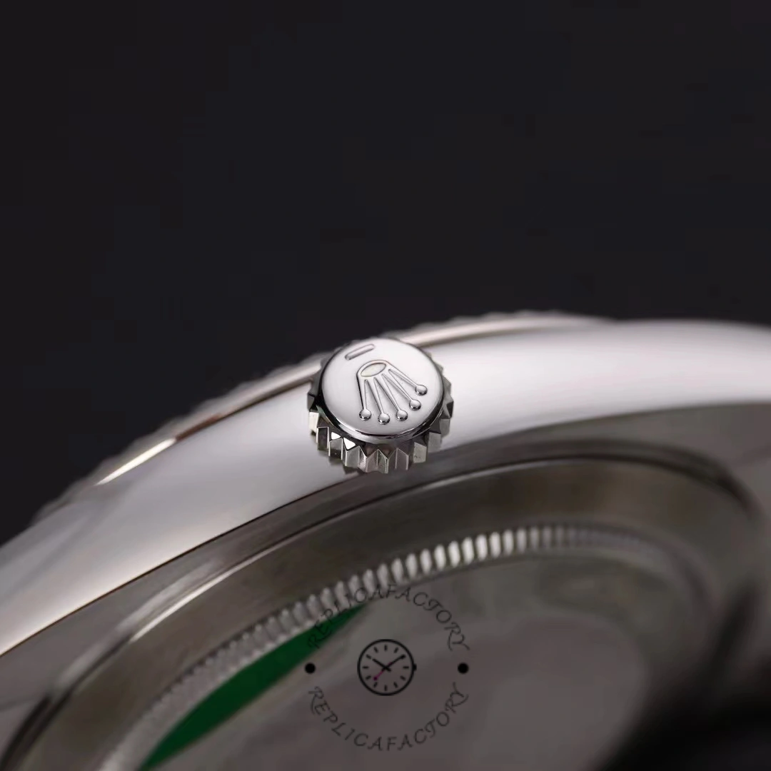 Rolex Datejust 41 Rhodium Diamond Dial Fluted Bezel m126334 0006 Men's Watch