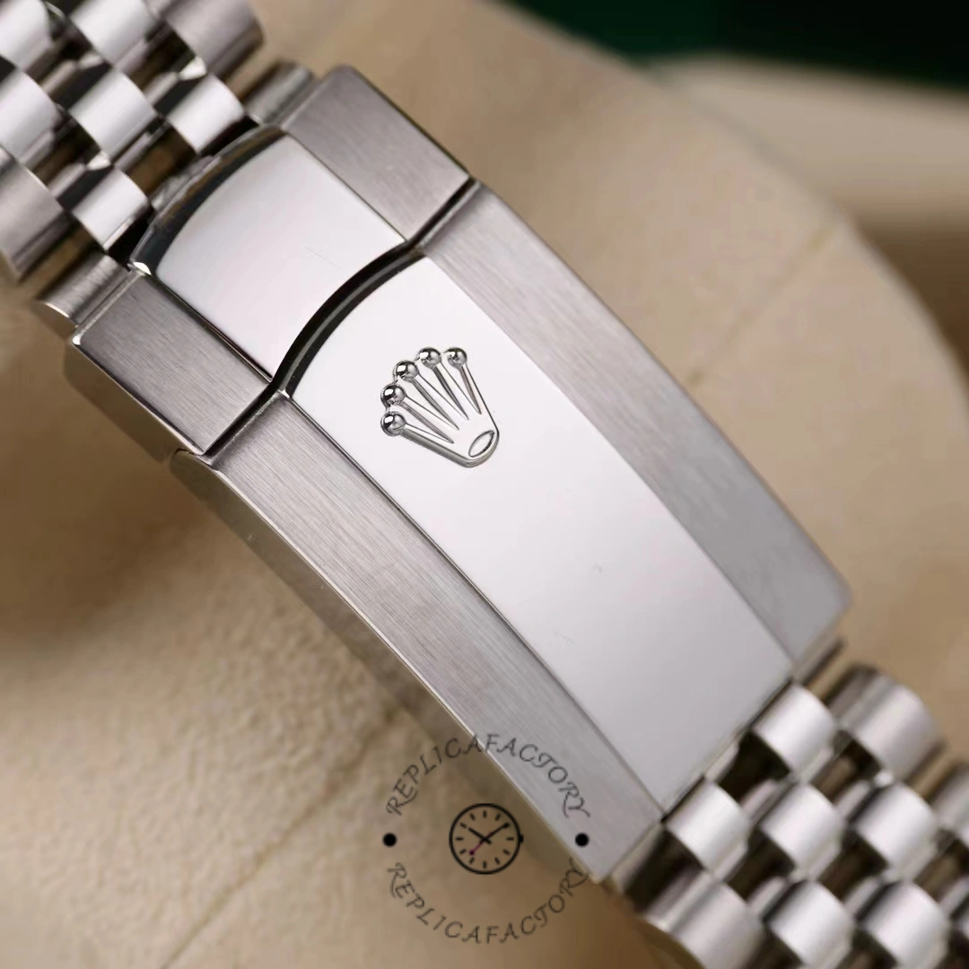 Rolex Datejust 41 Rhodium Diamond Dial Fluted Bezel m126334 0006 Men's Watch