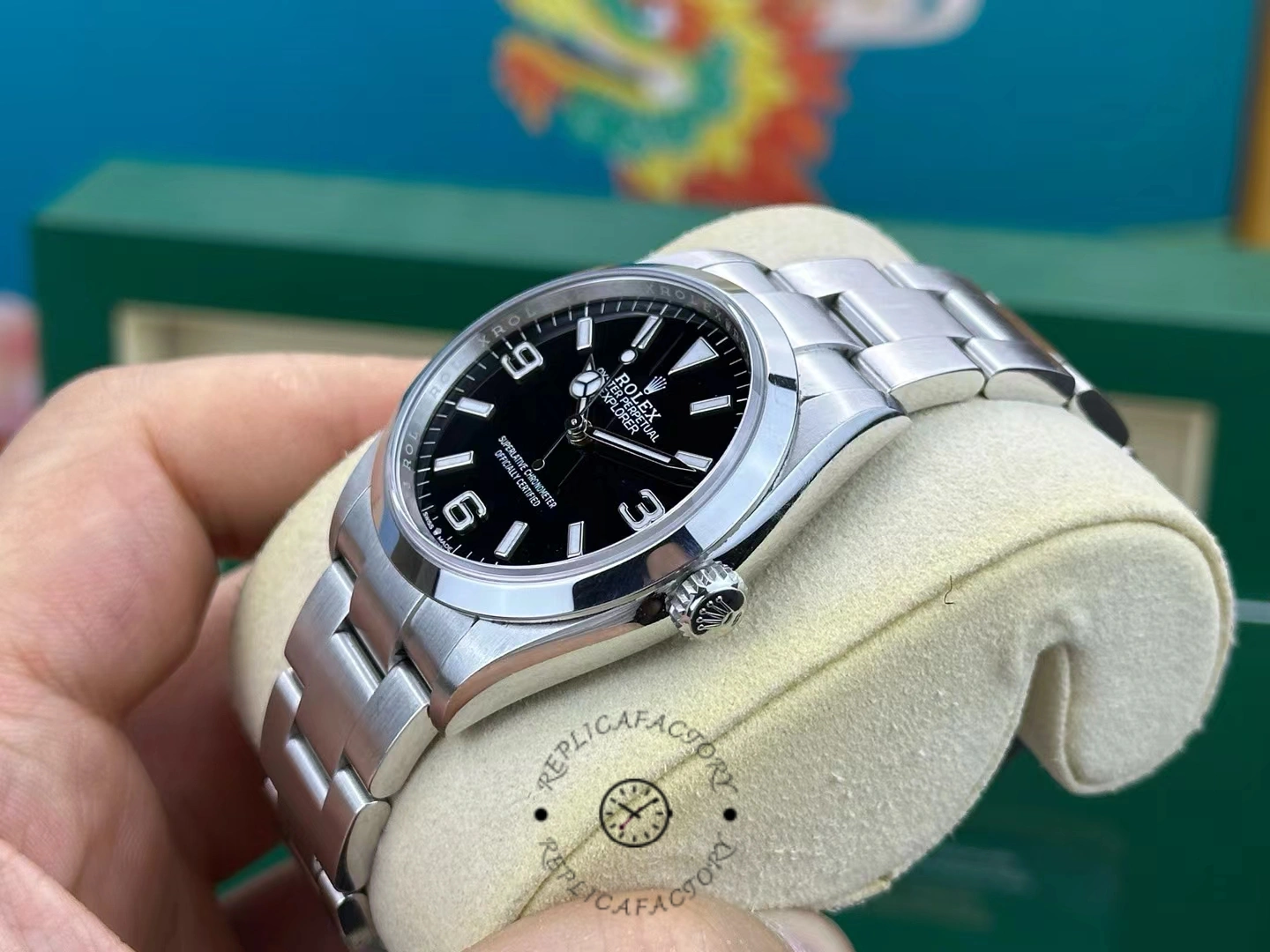 Rolex Explorer 124270 0001 Black Dial Stainless Steel 36MM