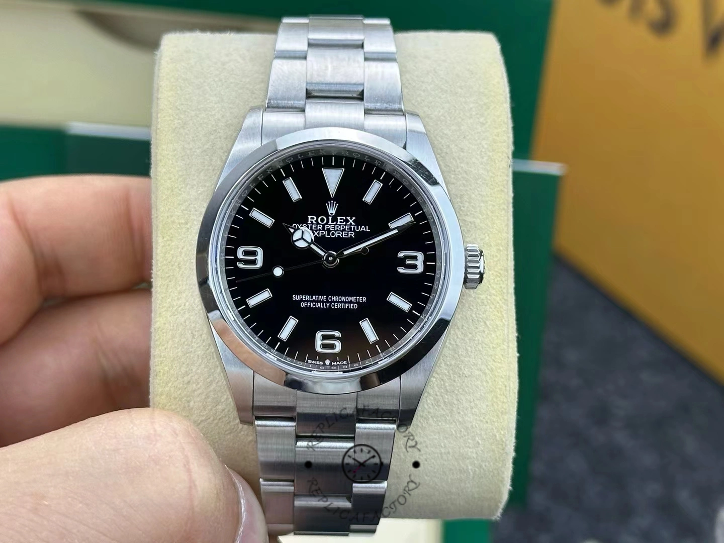 Rolex Explorer 124270 0001 Black Dial Stainless Steel 36MM