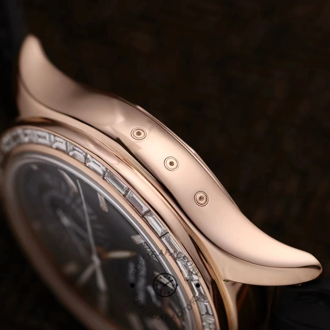 Patek Philippe Complications Annual Calendar Flyback Chrono 18k Rose Baguette Diamond 5961R-010 40.5 mm