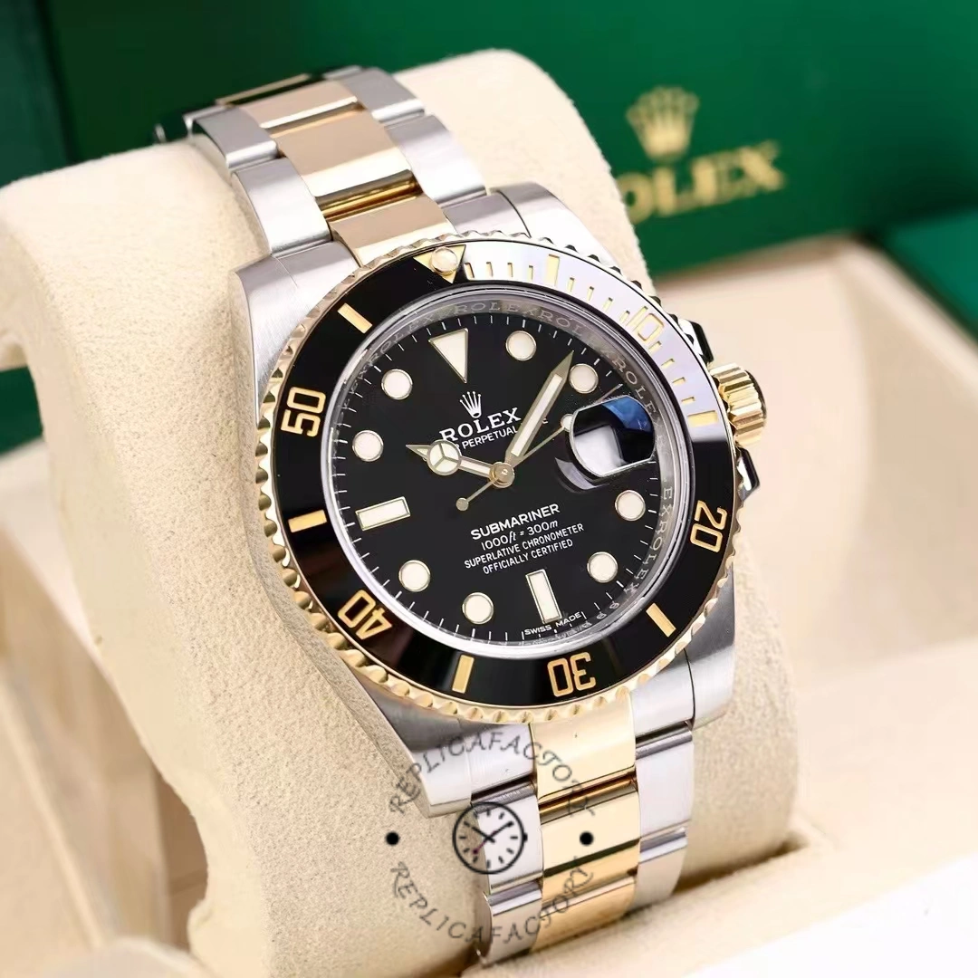 Rolex Submariner Date 116613 Stainless Steel Case Black Dial 40mm Mens Replica Watch