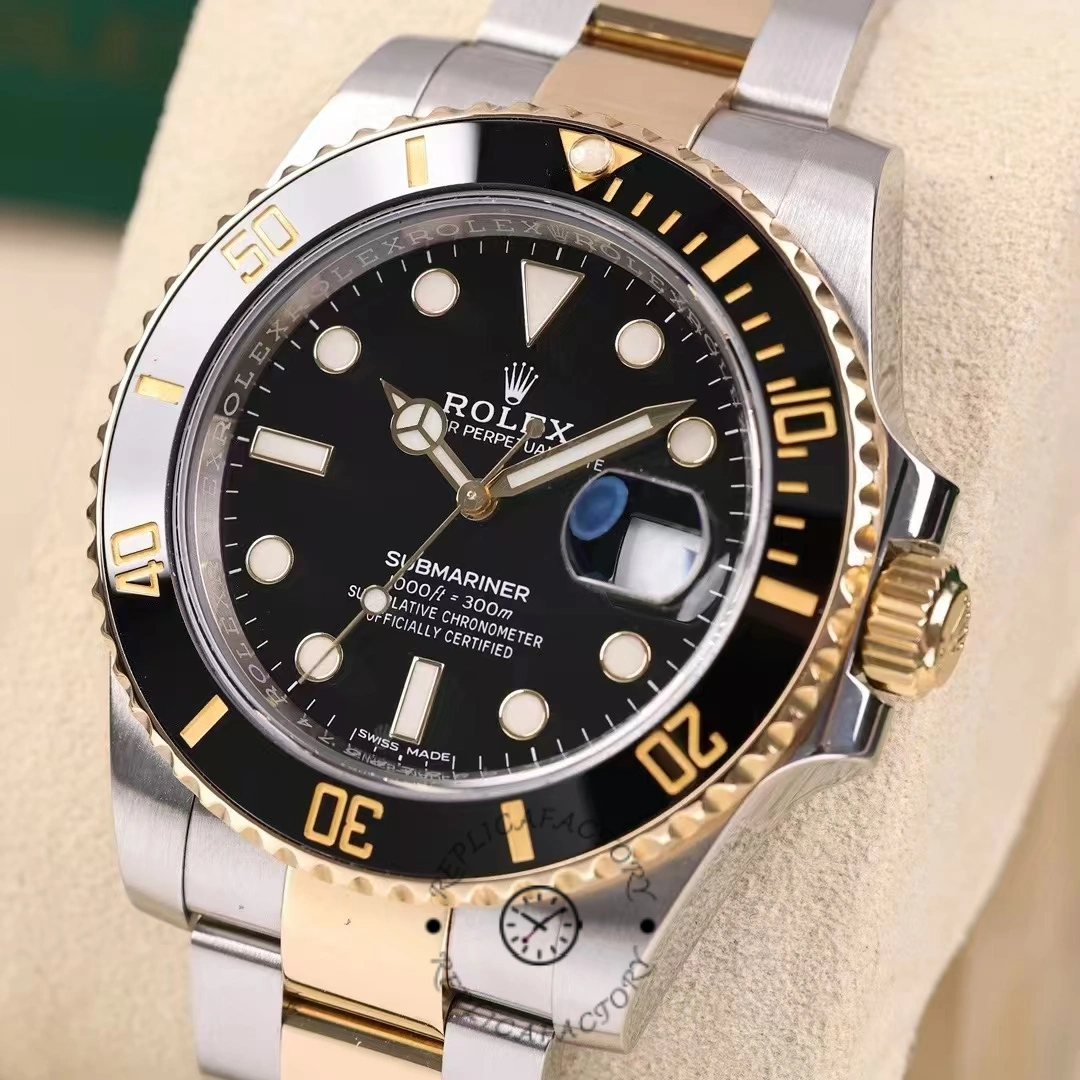 Rolex Submariner Date 116613 Stainless Steel Case Black Dial 40mm Mens Replica Watch