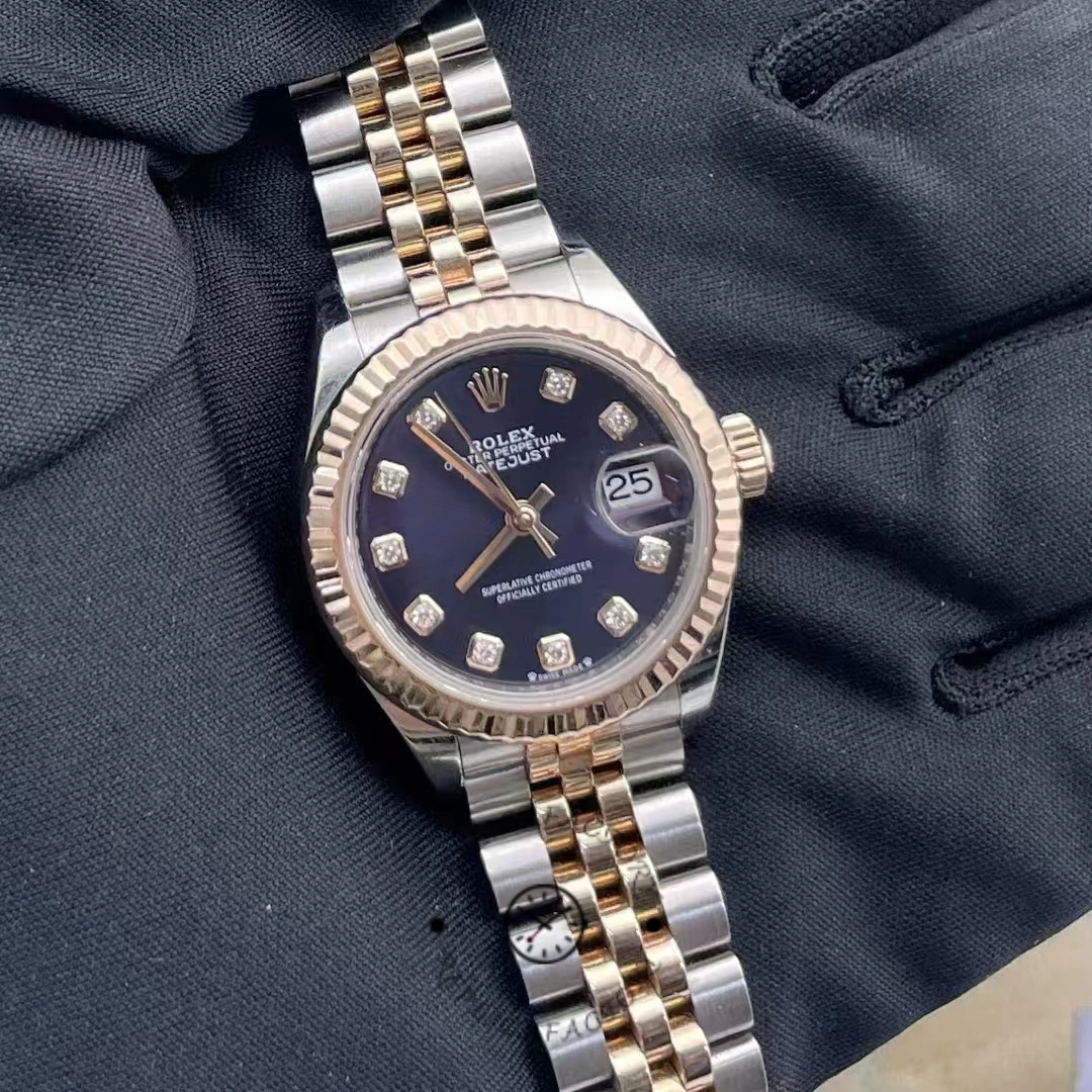 Rolex Datejust 28 Oystersteel and Rose Gold m279171 0015