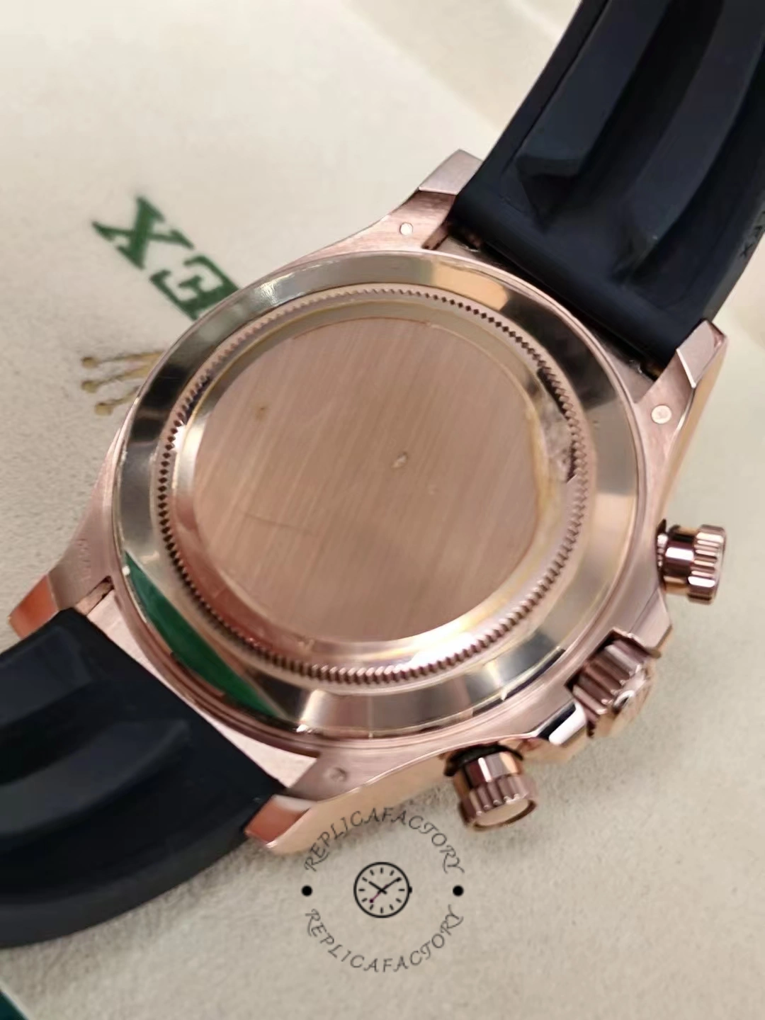 Rolex Cosmograph Daytona 116515LN Rose Gold Black Dial 40mm Mens Replica Watch