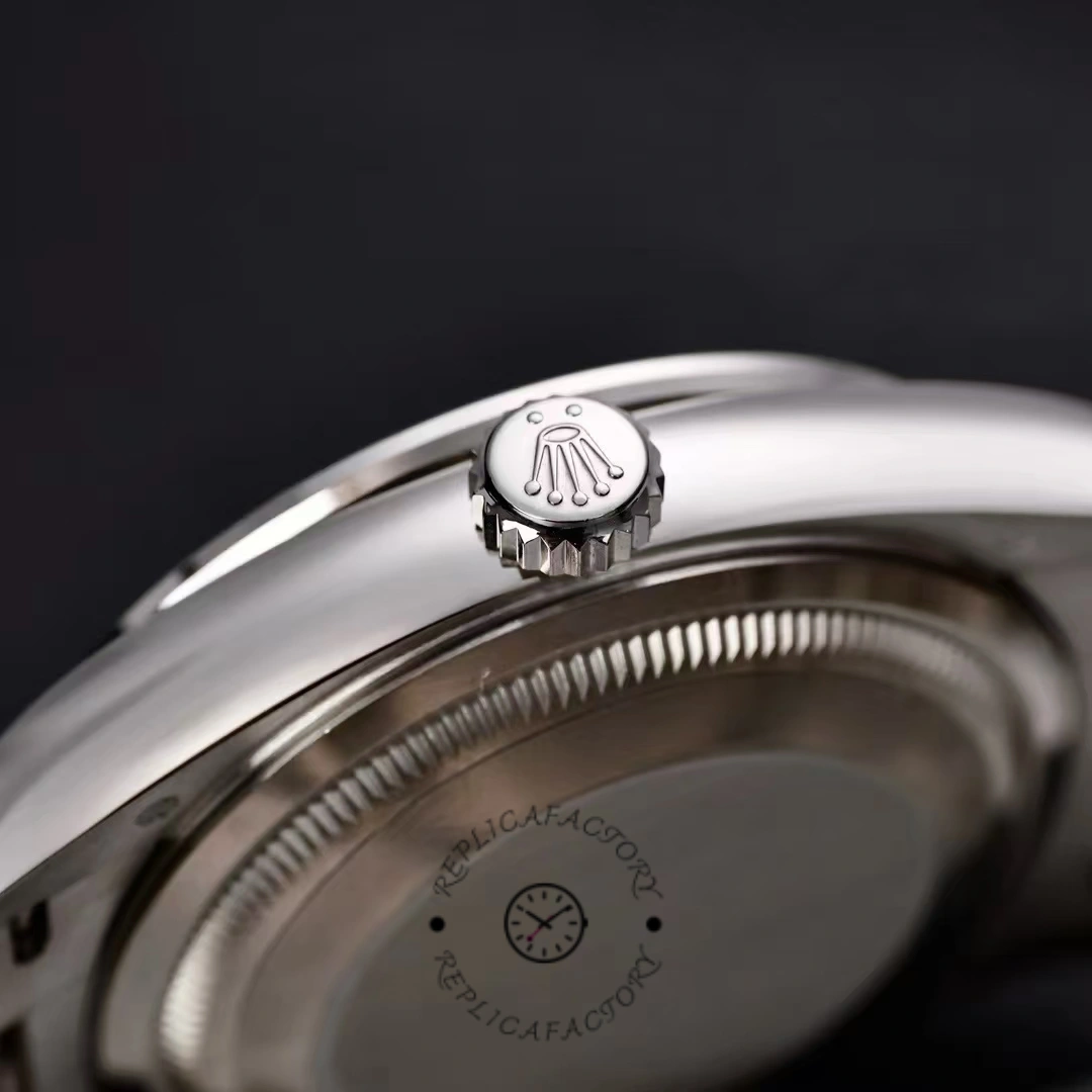 Rolex Day Date 36mm White Gold 128349RBR 0006 Pave Rainbow