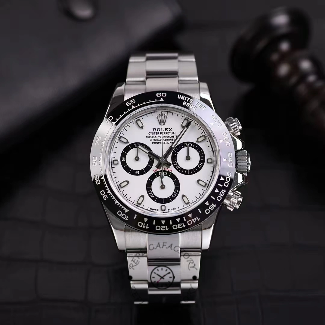 Rolex Cosmograph Daytona 116500LN Stainless Steel White Dial 40mm Mens Replica Watch