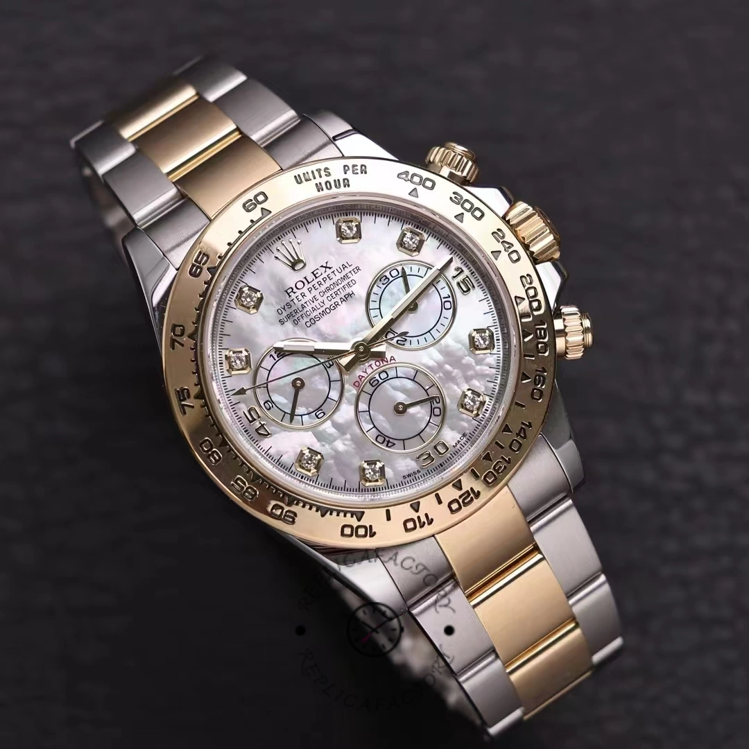 Rolex Cosmograph Daytona 116503 White Mother Of Pearl Dial 40MM Mens Replica Watch