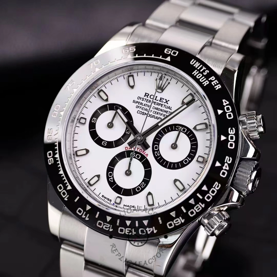 Rolex Cosmograph Daytona 116500LN Stainless Steel White Dial 40mm Mens Replica Watch