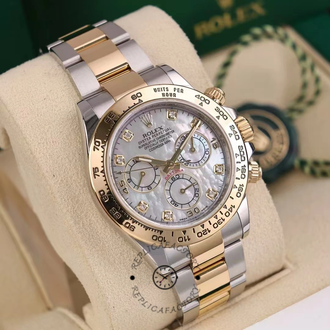 Rolex Cosmograph Daytona 116503 White Mother Of Pearl Dial 40MM Mens Replica Watch
