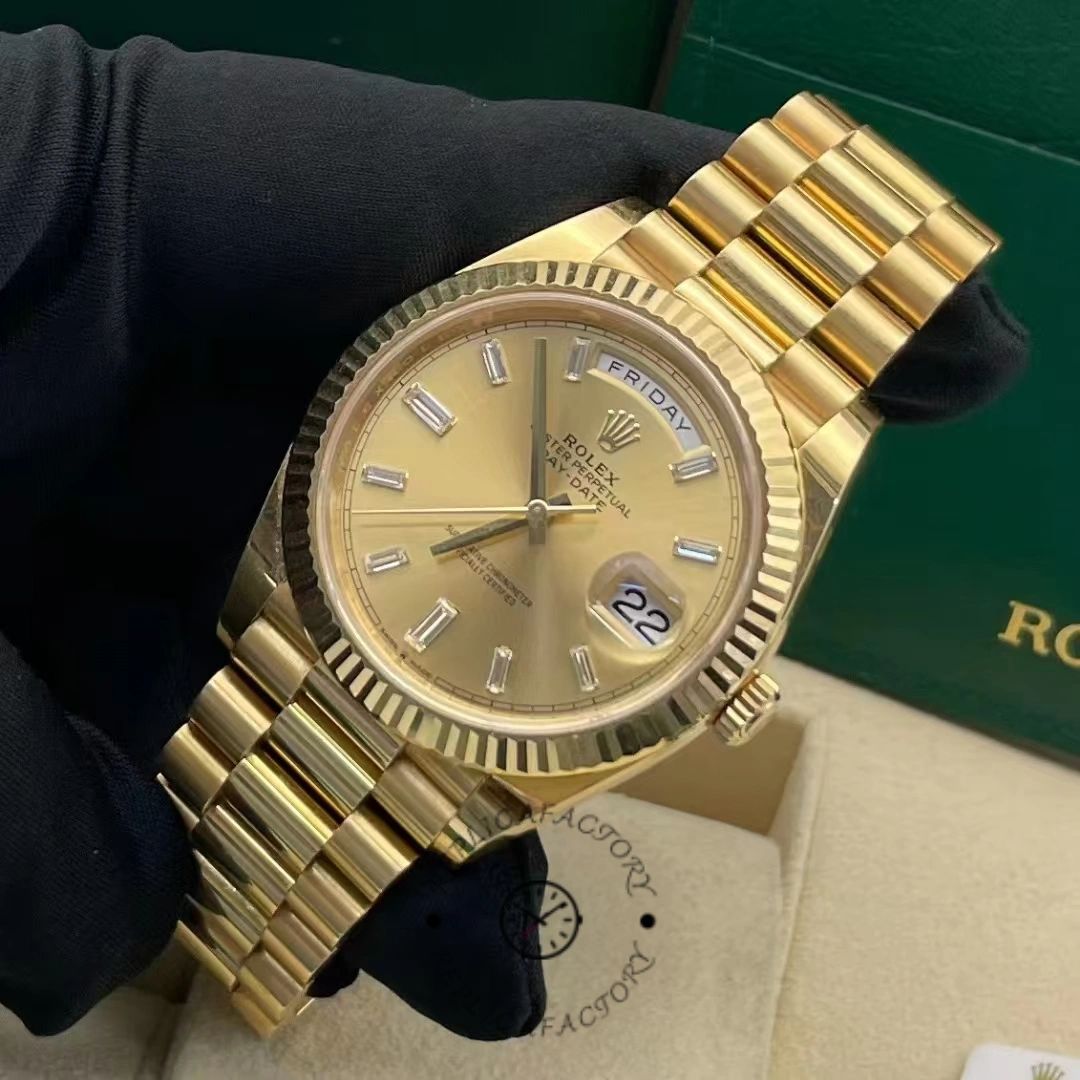 Rolex Day Date 40 Yellow Gold Champagne Dial m228238 0005