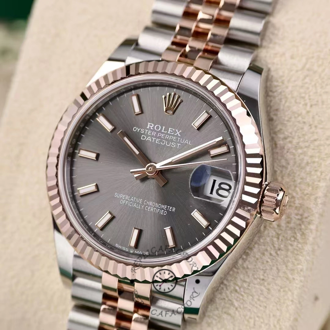 Rolex Datejust 31 Two Tone Fluted Slate Jubilee 278271 0018