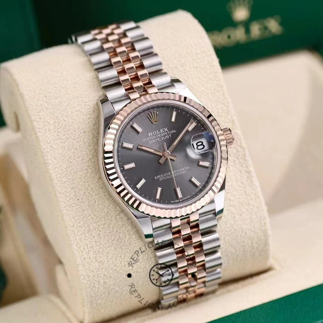 Rolex Datejust 31 Two Tone Fluted Slate Jubilee 278271 0018