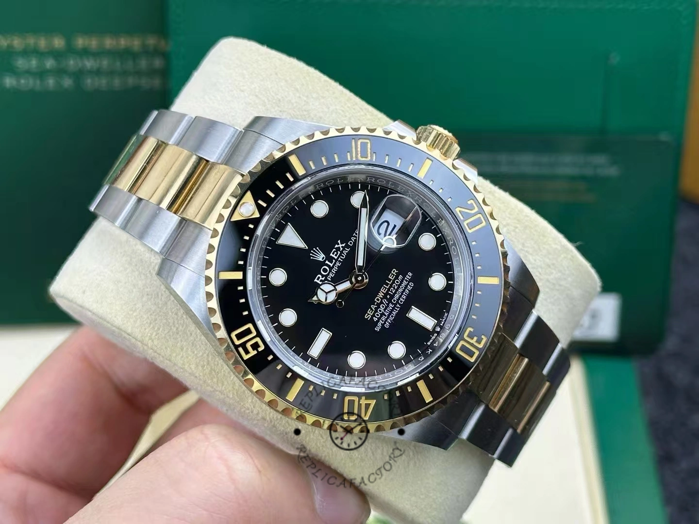 Rolex Sea Dweller Black Dial Oyster Bracelet 126603 0001 Men's Watch