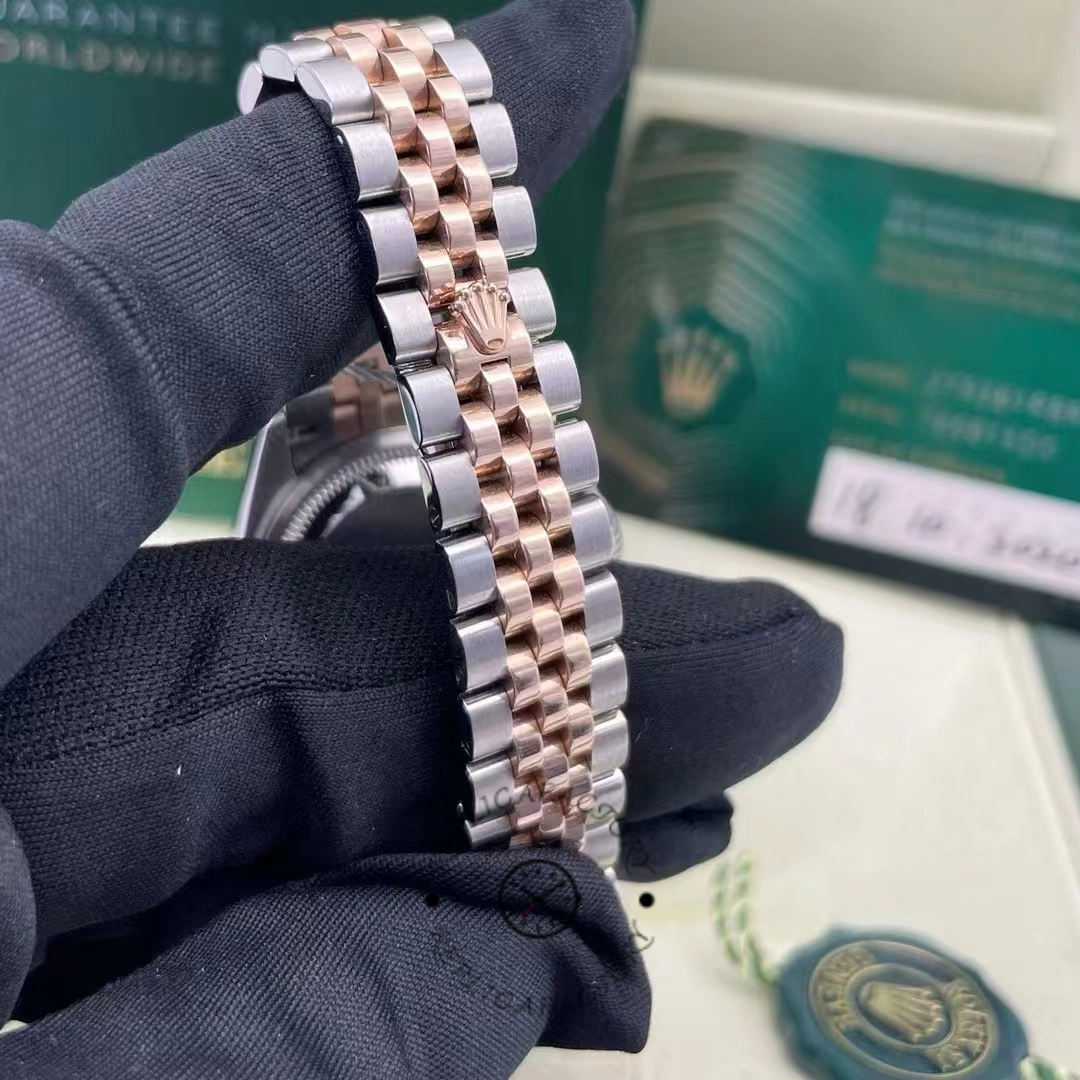 Rolex Datejust 28 Oystersteel and Everose Gold m279381rbr 0027 Women's Watch