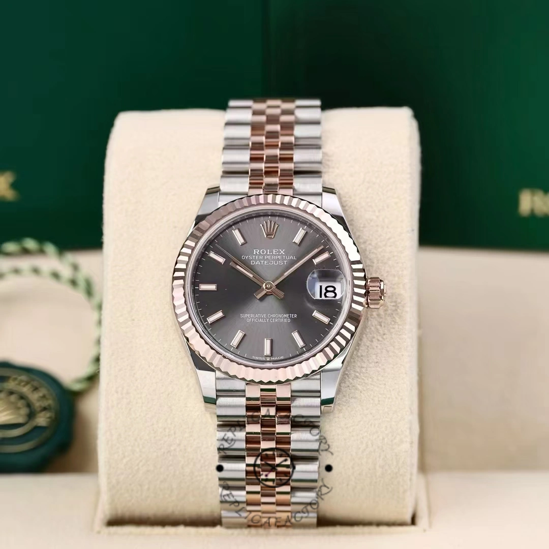 Rolex Datejust 31 Two Tone Fluted Slate Jubilee 278271 0018