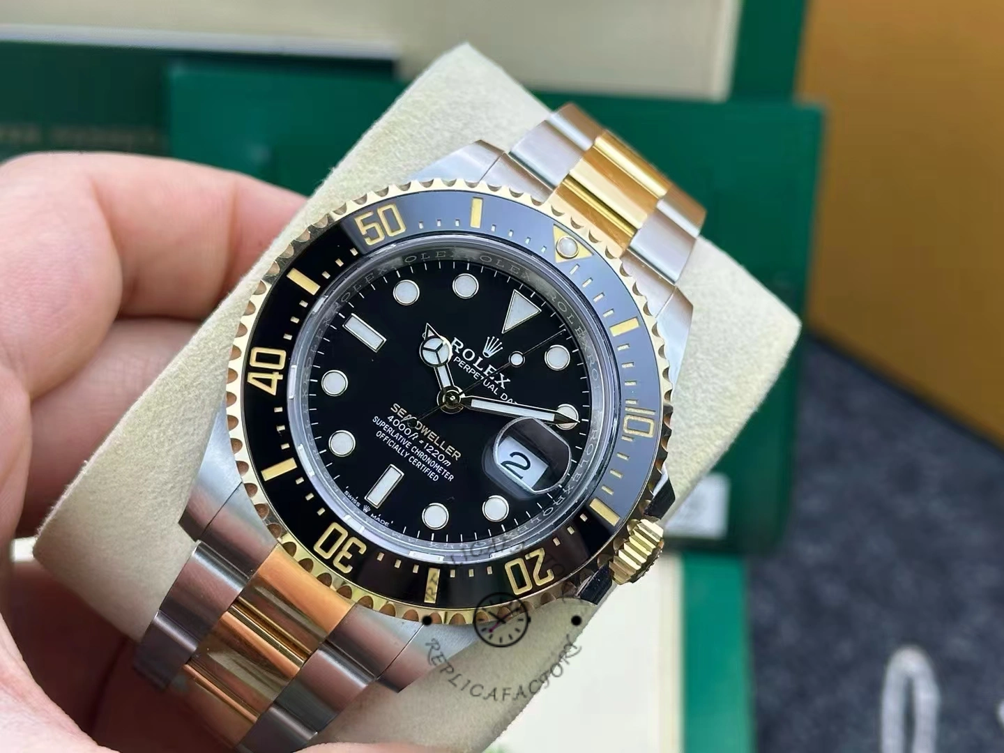 Rolex Sea Dweller Black Dial Oyster Bracelet 126603 0001 Men's Watch