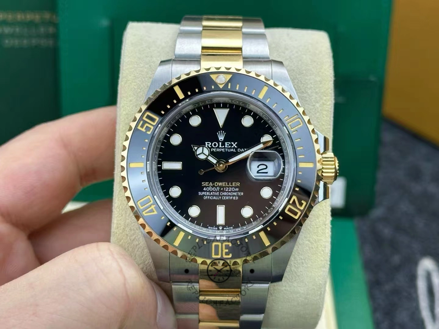 Rolex Sea Dweller Black Dial Oyster Bracelet 126603 0001 Men's Watch