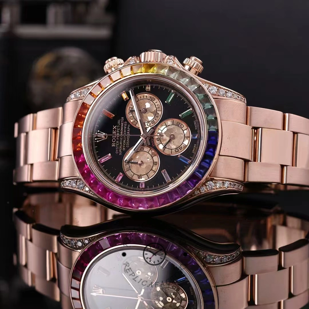 Rolex Cosmograph Daytona 40mm Black Sapphire Rainbow Dial 116595RBOW