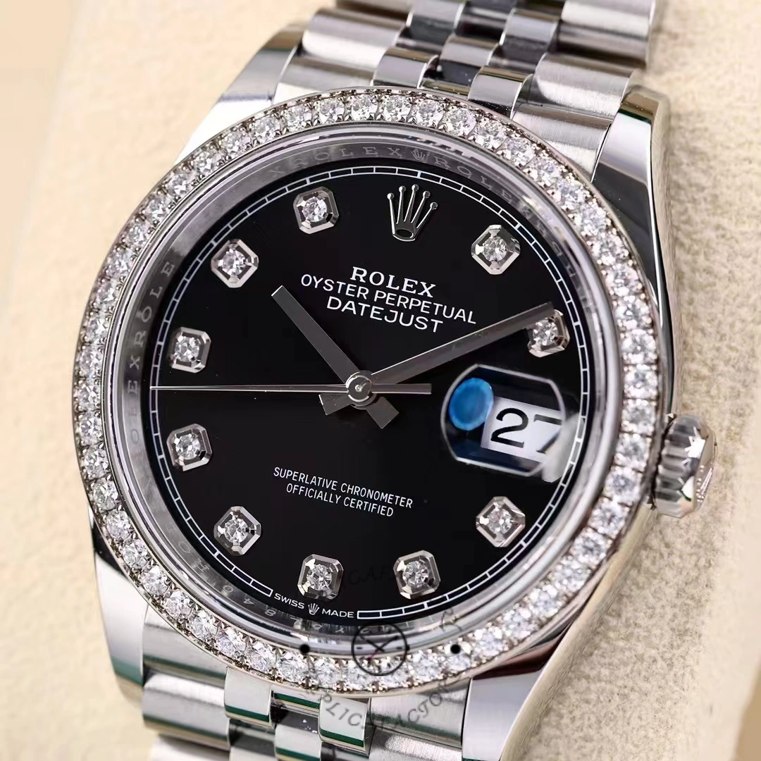Rolex Datejust Stainless Steel 126284RBR 0019 Black Diamond Jubilee