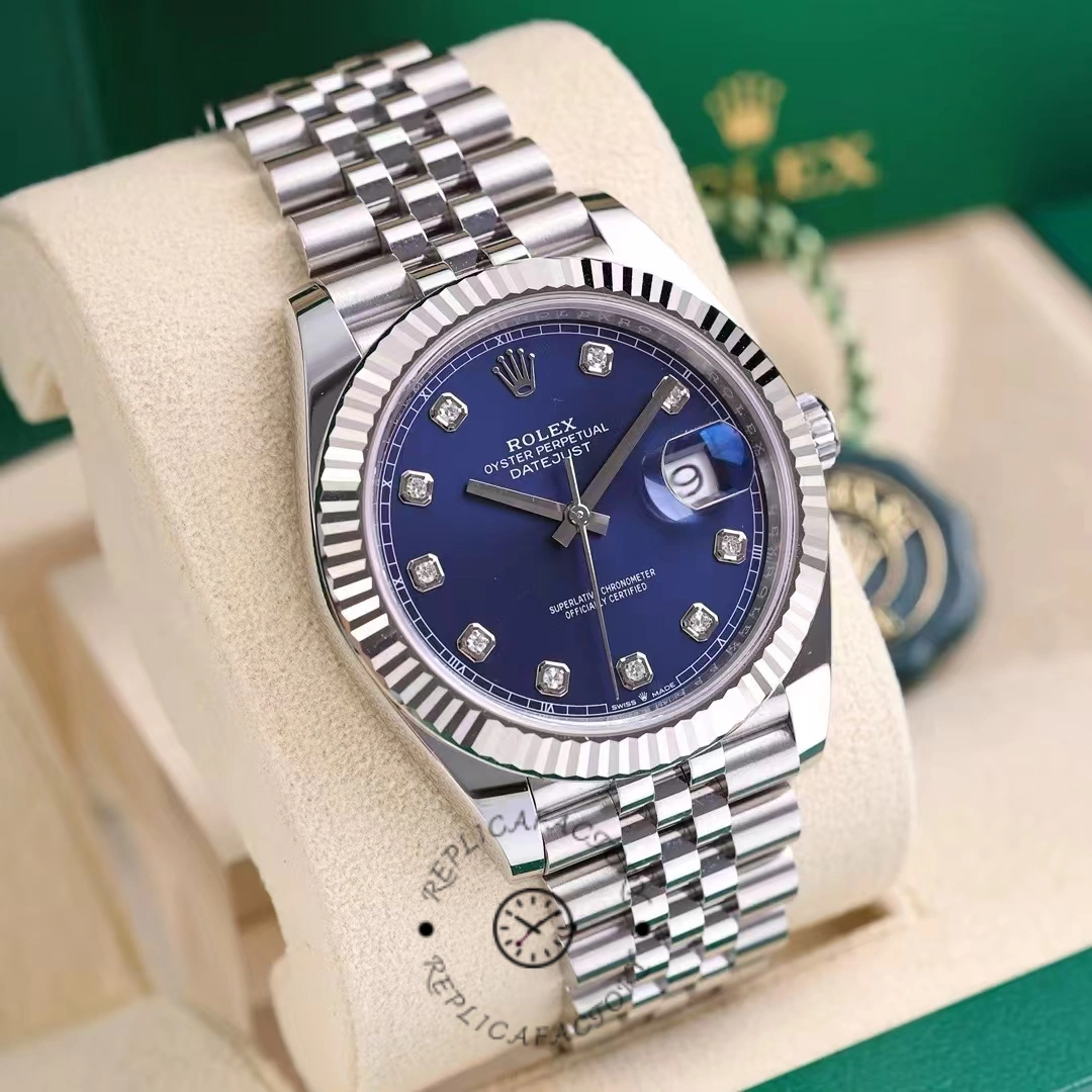 Rolex Datejust 41 White Gold Blue Dial 126334 0016