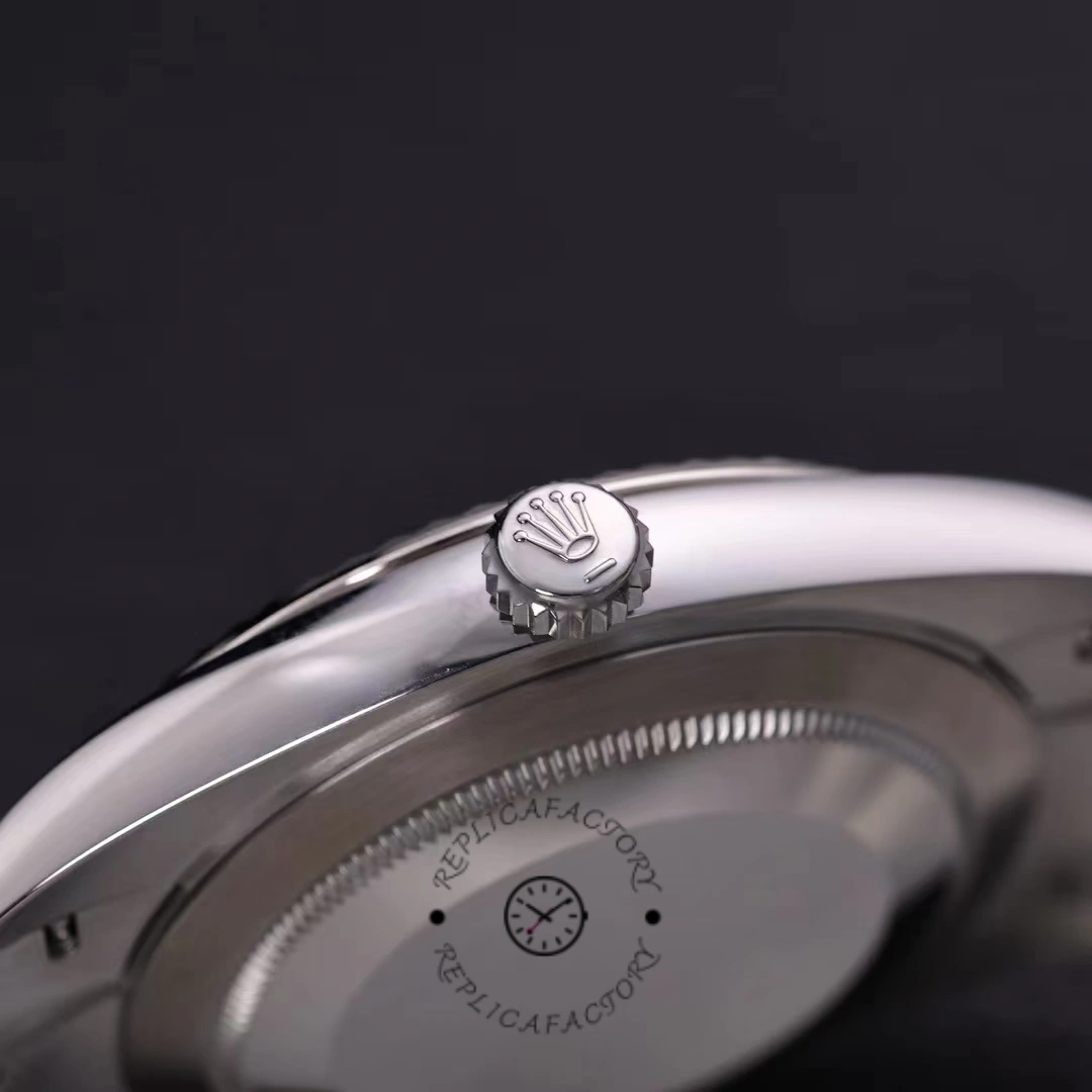 Rolex Datejust 126334 0025 Fluted Bezel Blue Roman Numeral Dial 41MM Mens Replica Watch