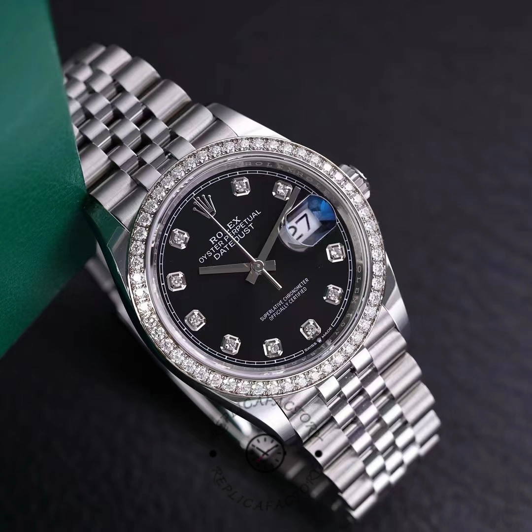 Rolex Datejust Stainless Steel 126284RBR 0019 Black Diamond Jubilee