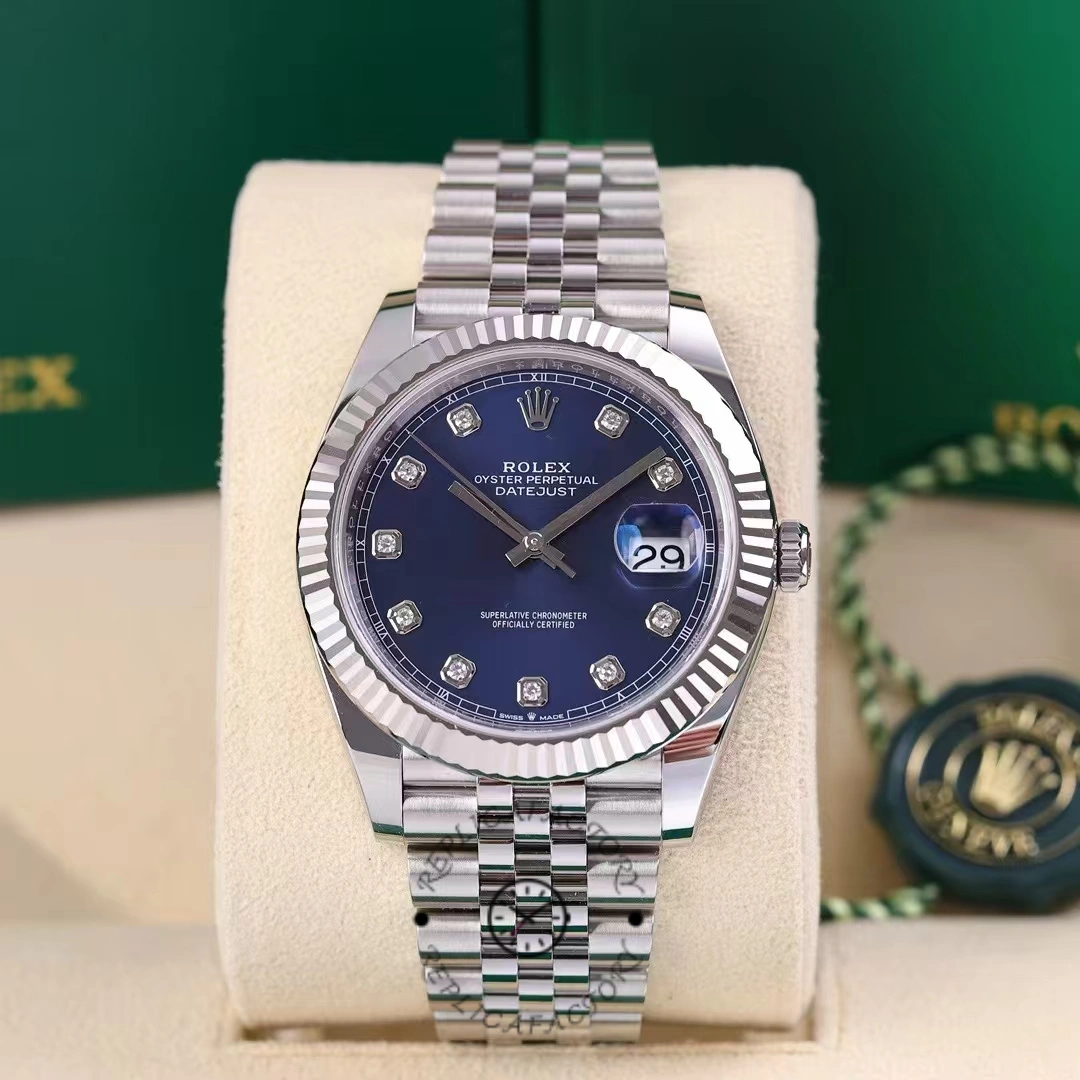 Rolex Datejust 41 White Gold Blue Dial 126334 0016