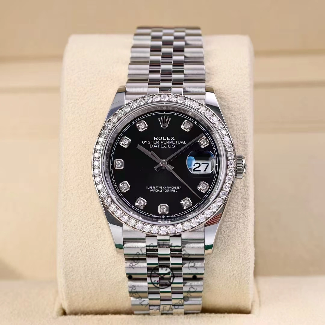 Rolex Datejust Stainless Steel 126284RBR 0019 Black Diamond Jubilee