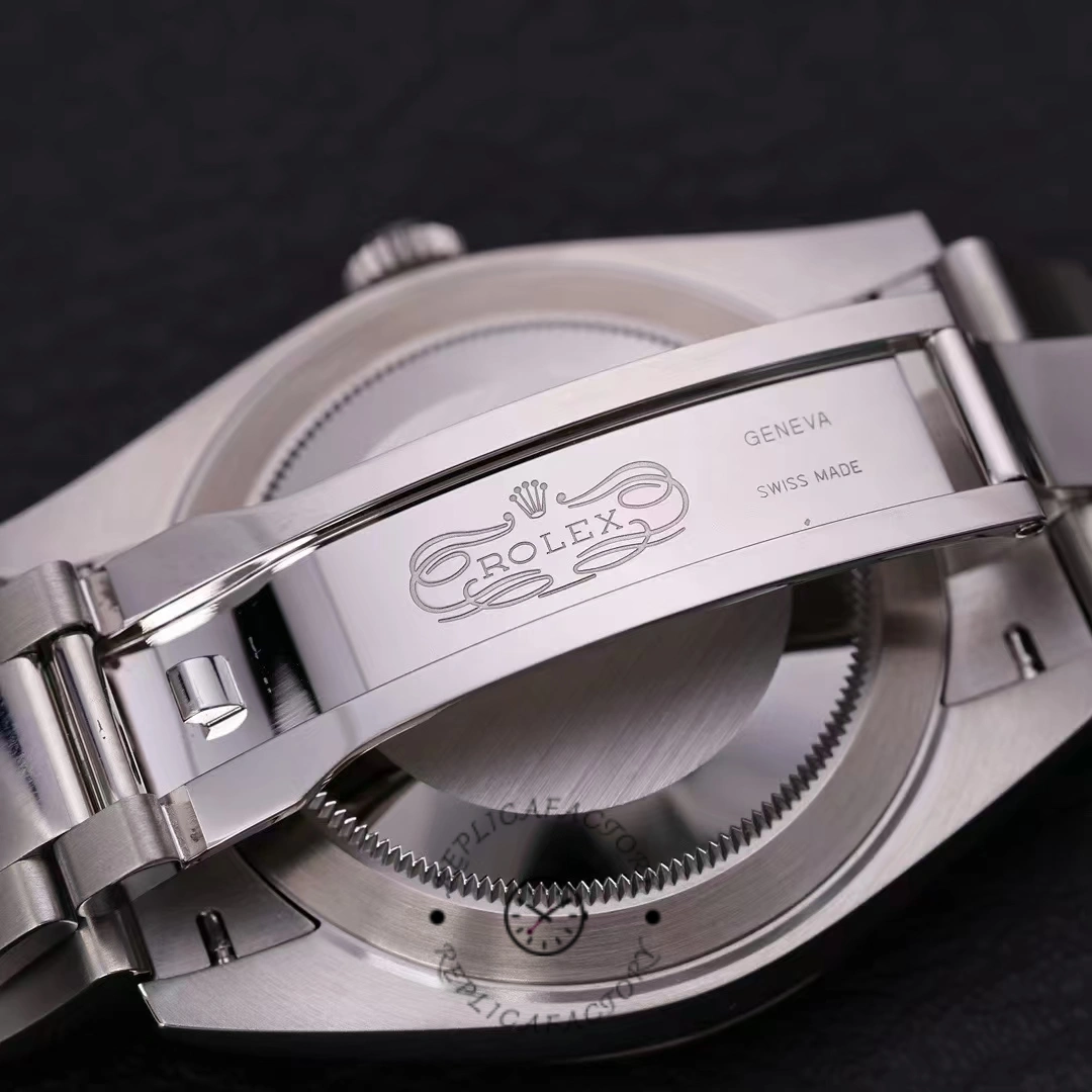 Rolex Datejust 126334 0025 Fluted Bezel Blue Roman Numeral Dial 41MM Mens Replica Watch