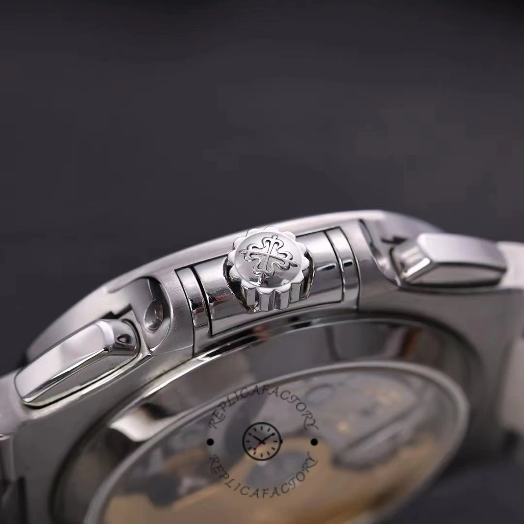 Patek Philippe Nautilus Chronograph Stainless Steel Blue Dial 5980 1A 001